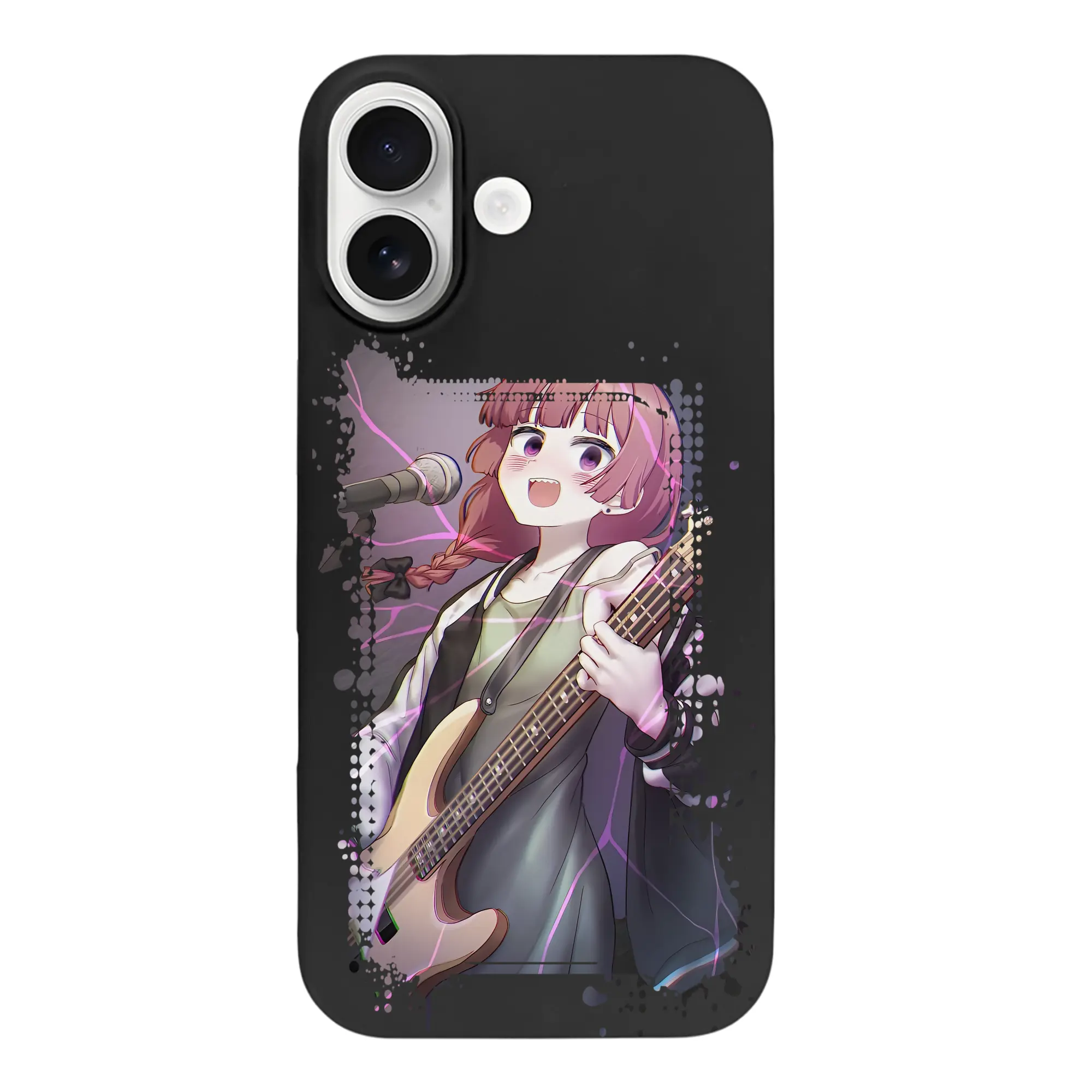 ぼっちざろっく！ グッズ,廣井きくり - iPhone 17 シリーズ シリコンケース 薄型 耐衝撃 指紋防止 ソフトタッチカバー 精密フィット 傷防止 保護ケース iPhone 17/17 Air/17 Pro/17 Pro Max 対応